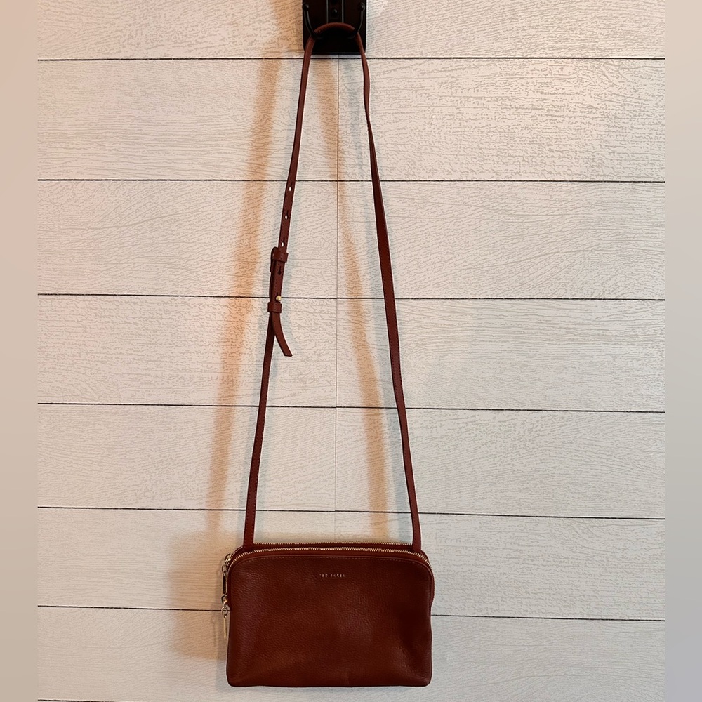 Ted Baker ✨ Cognac Cross Body Leather Bag
